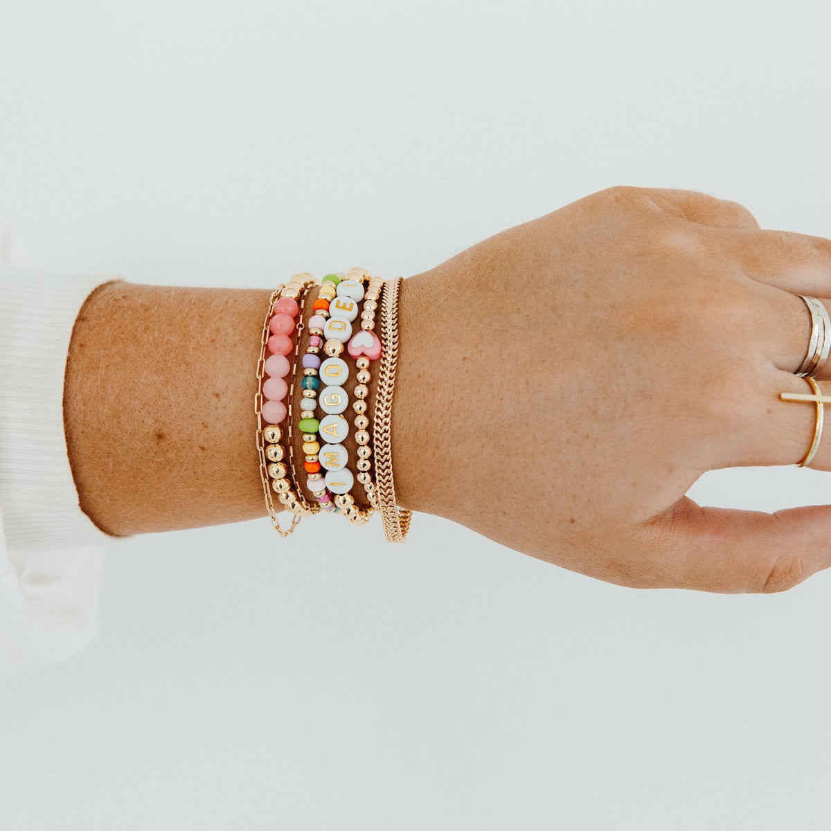 made a bracelet inspired by @rainflower.jewelry 🫶🏻 #seedbeads #seedb, bead  bracelets