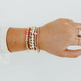 rainbow seed bracelet