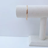 gold filled herringbone bracelet