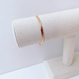 gold filled herringbone bracelet