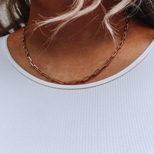 paperclip chain necklace