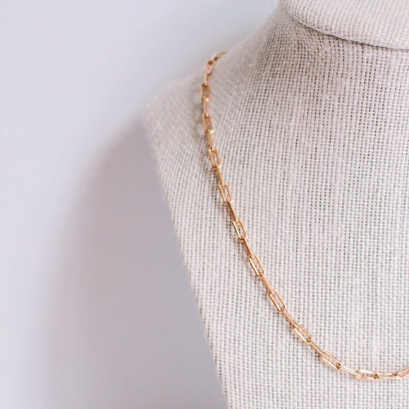 paperclip chain necklace