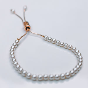 pearl adjustable bracelet